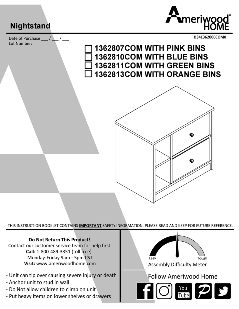 Ameriwood HOME 1362807COM Bedienungsanleitung