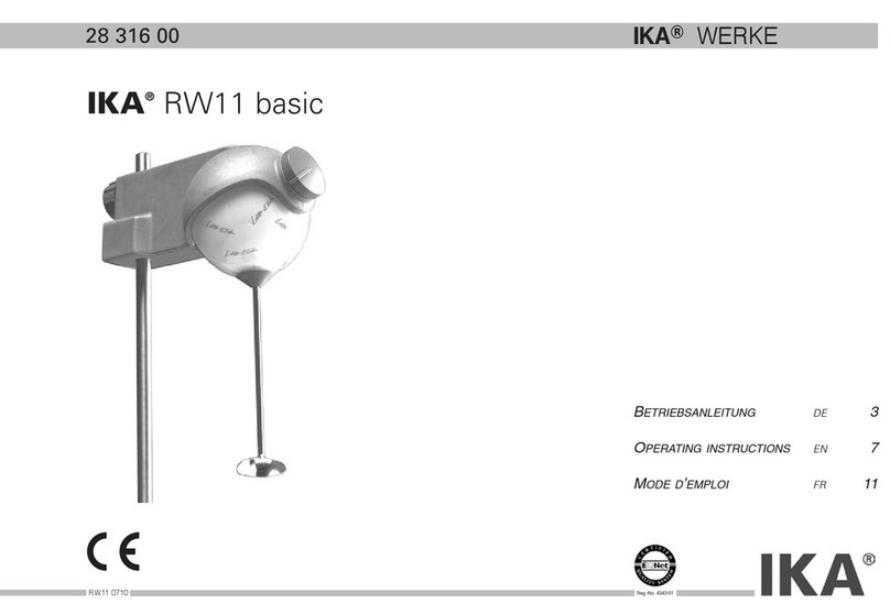 IKA RW11 basic Bedienungsanleitung