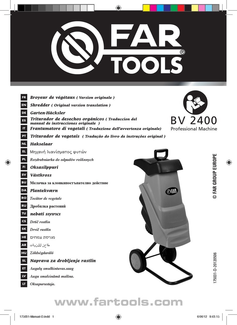 Far Tools BV 2400 Bedienungsanleitung