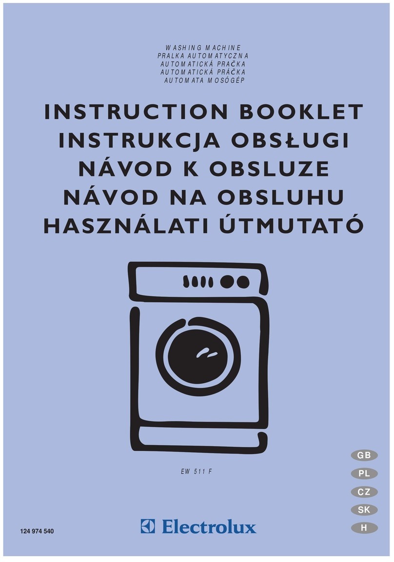 Electrolux EW 511 F Bedienungsanleitung