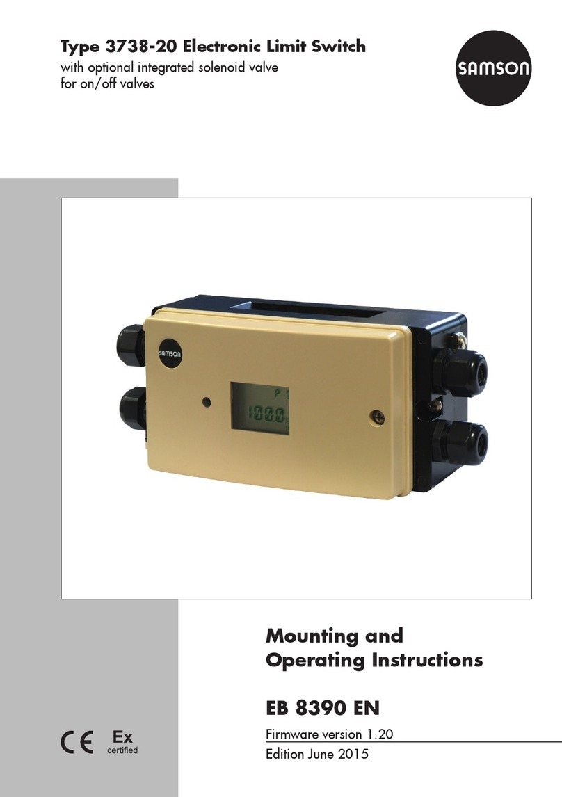 Samson 3738-20 Service-Handbuch