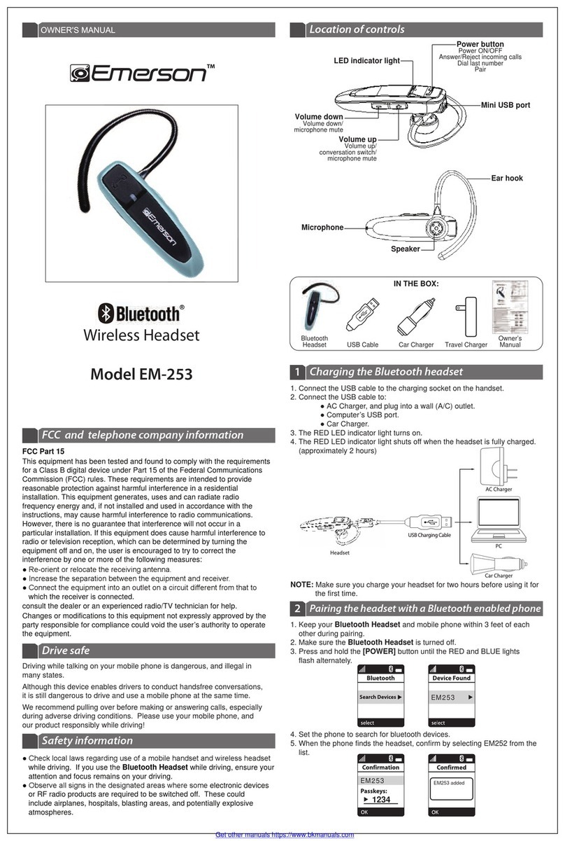 Emerson EM-253 Bedienungsanleitung