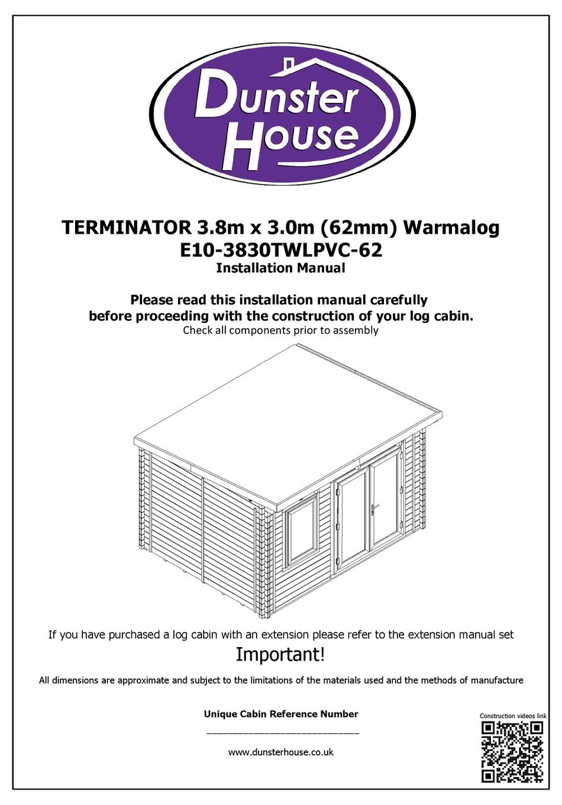 Dunster House TERMINATOR E10-3830TWLPVC-62 Bedienungsanleitung