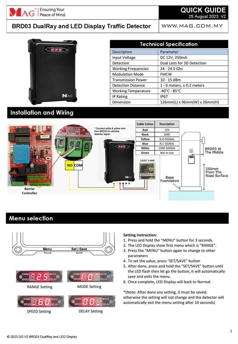 MAG BRD03 Bedienungsanleitung