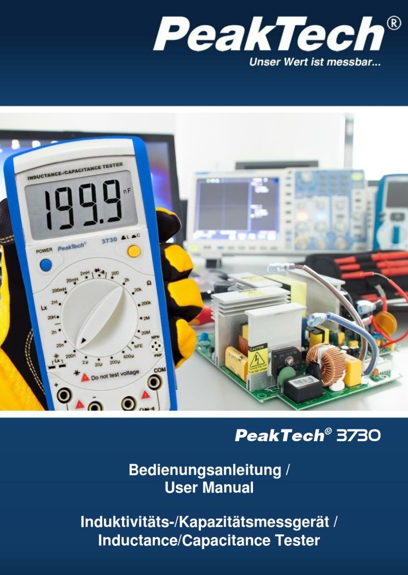 PeakTech P3730 Bedienungsanleitung