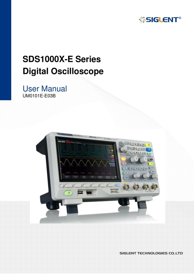 SIGLENT TECHNOLOGIES SDS1104X-E Bedienungsanleitung