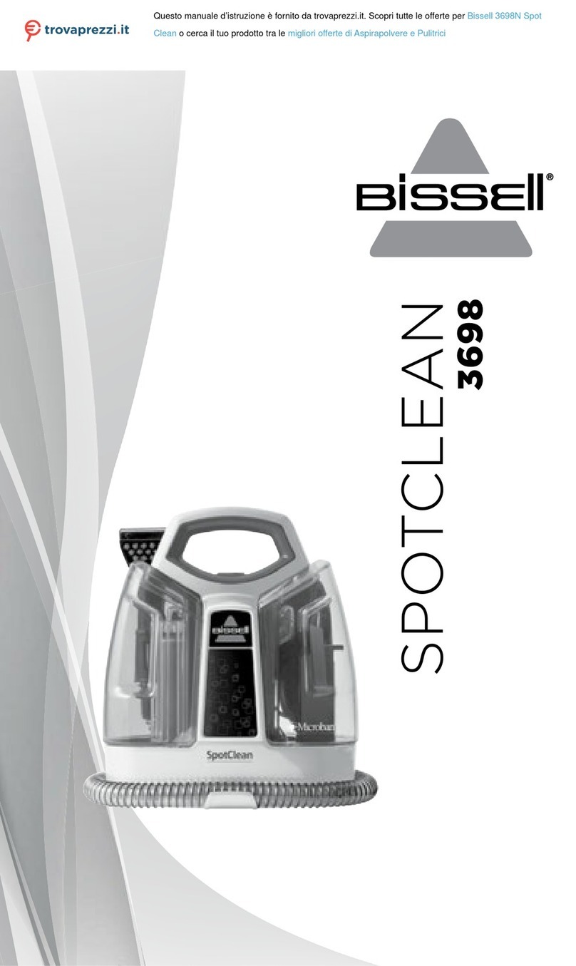 Bissell SPOTCLEAN 3698 Bedienungsanleitung