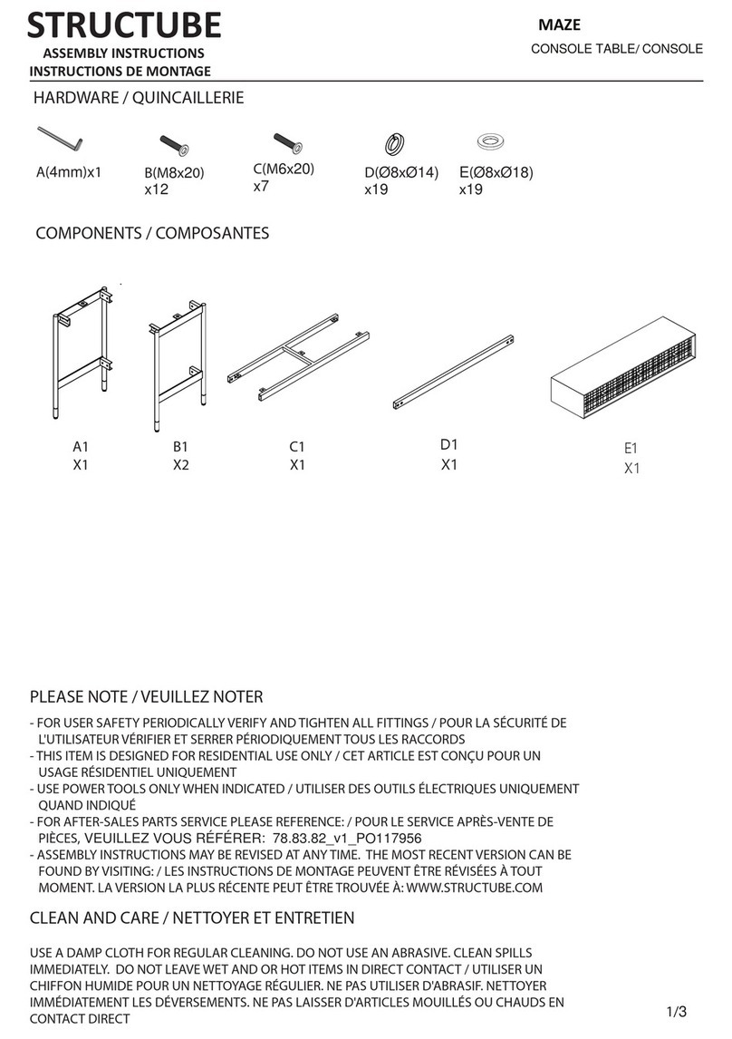 STRUCTUBE MAZE Bedienungsanleitung