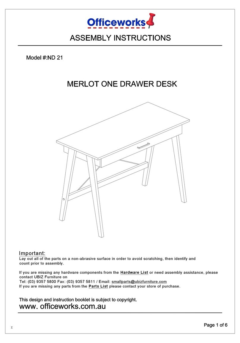 Officeworks ND 21 Bedienungsanleitung