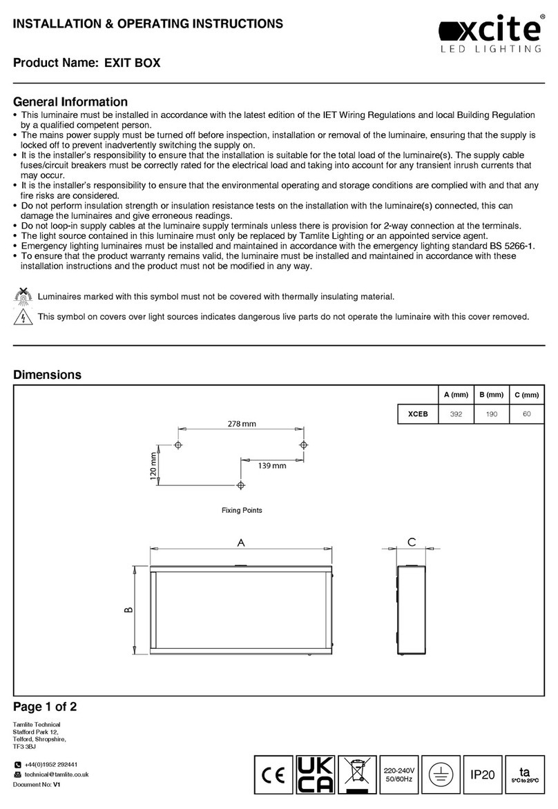 X-Cite EXIT BOX Handbuch