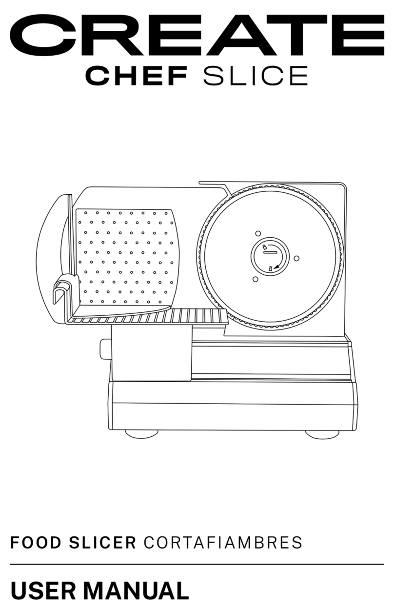 Create CHEF SLICE Bedienungsanleitung