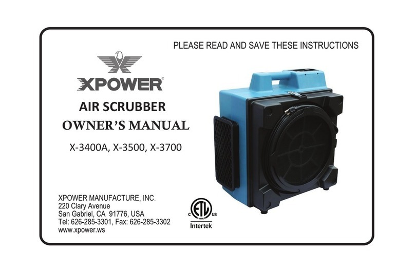 XPower X-3400A Bedienungsanleitung