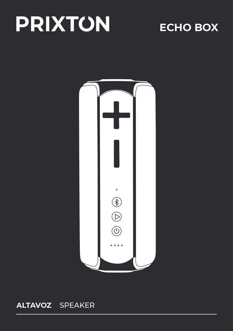 PRIXTON ECHO BOX Bedienungsanleitung