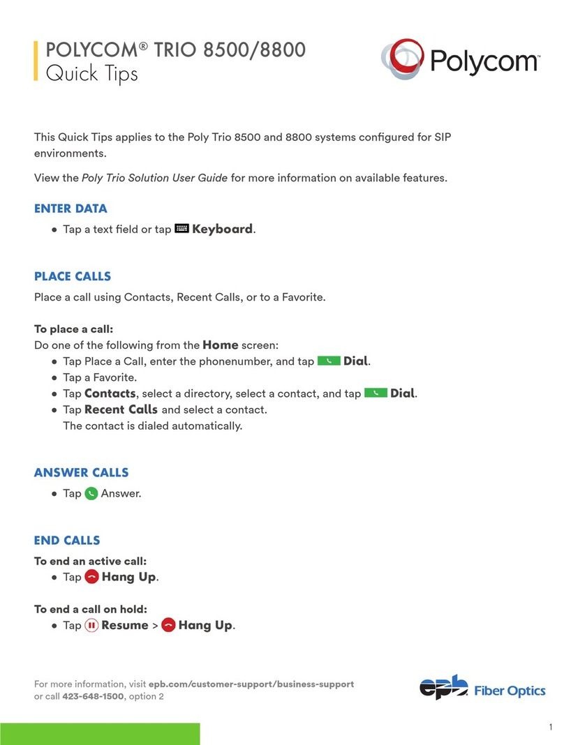 Polycom RealPresence Trio 8500 Montageanleitung