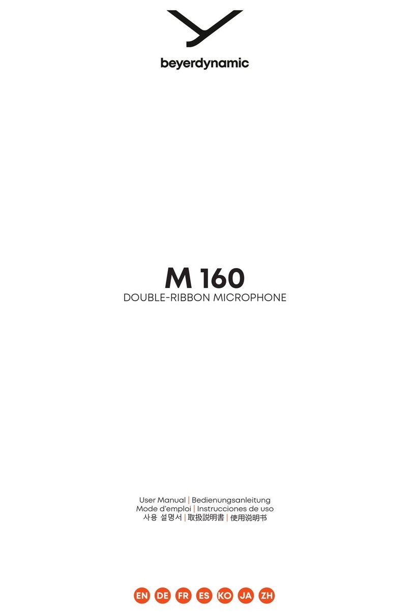 Beyerdynamic M 160 Bedienungsanleitung