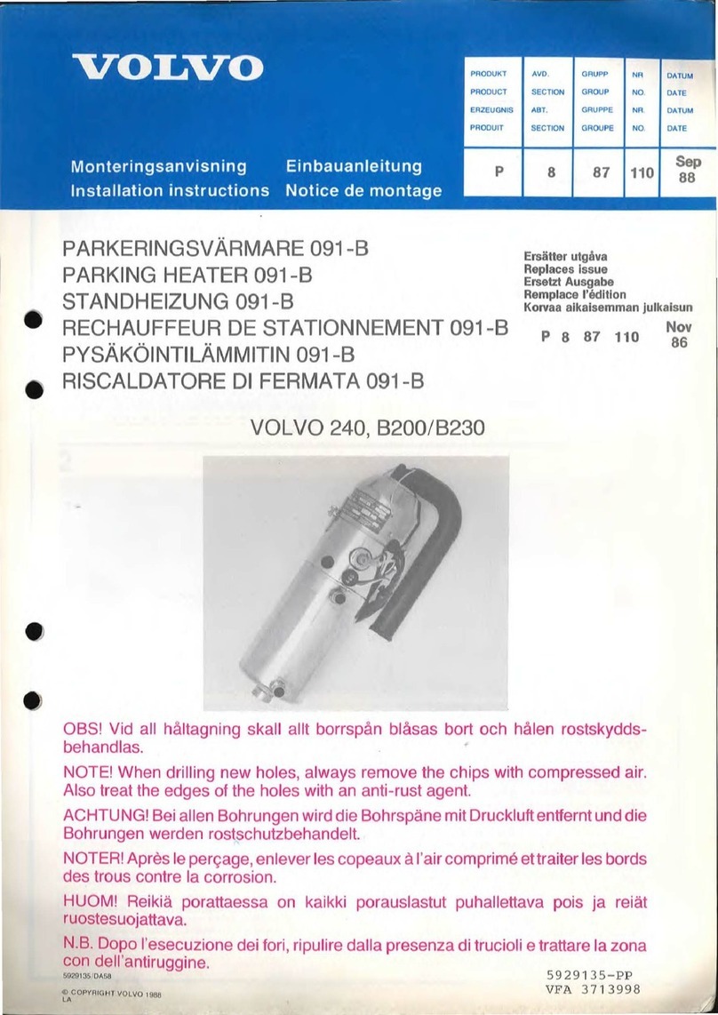 Volvo 091-8 Bedienungsanleitung
