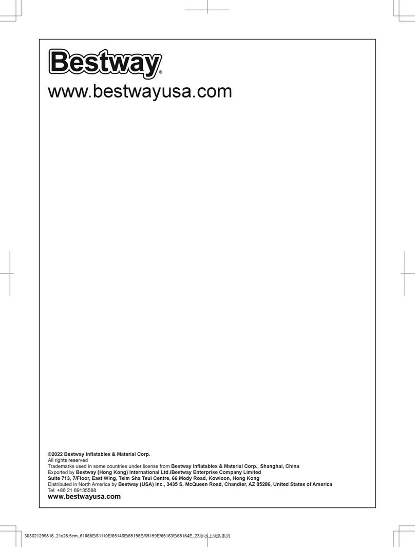 Bestway Hydro-Force Voyager X3 Bedienungsanleitung