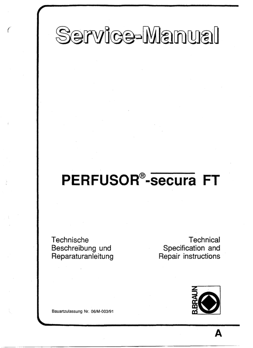 B. Braun PERFUSOR-secura FT Bedienungsanleitung B. Braun PERFUSOR-secura FT Bedienungsanleitung
