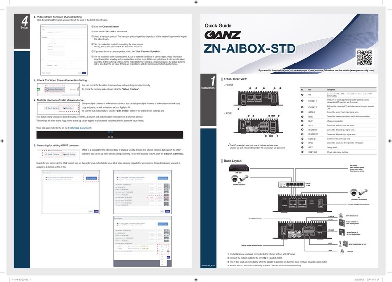 QANZ ZN-AIBOX-STD Bedienungsanleitung