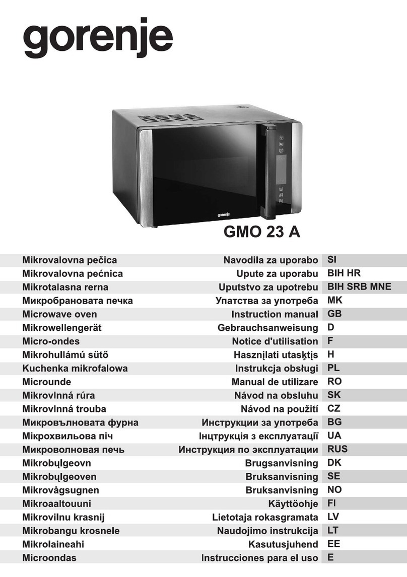Gorenje GMO 23 A Bedienungsanleitung