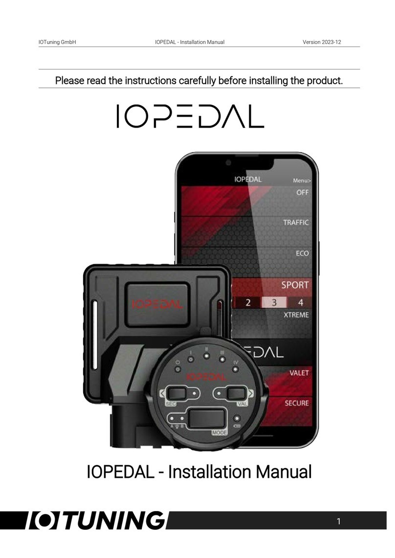 IOTuning IOPEDAL Bedienungsanleitung