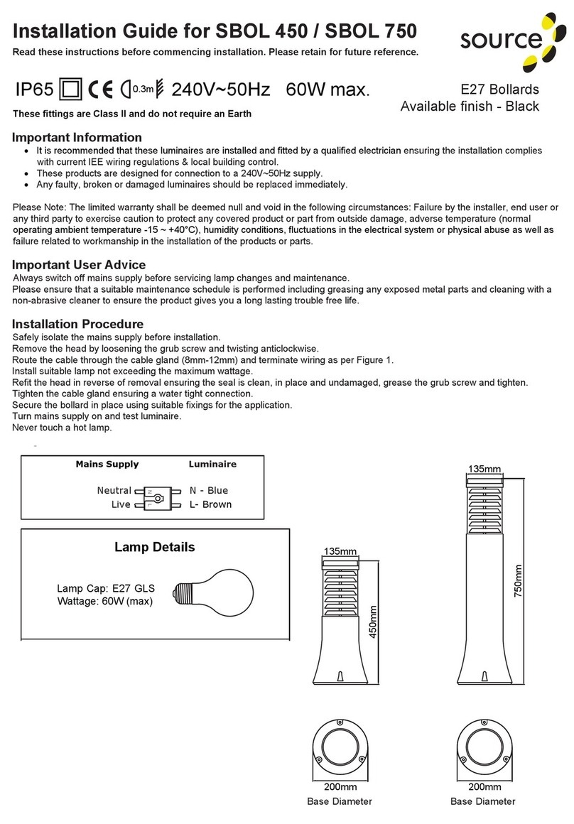 Source SBOL 450 Bedienungsanleitung