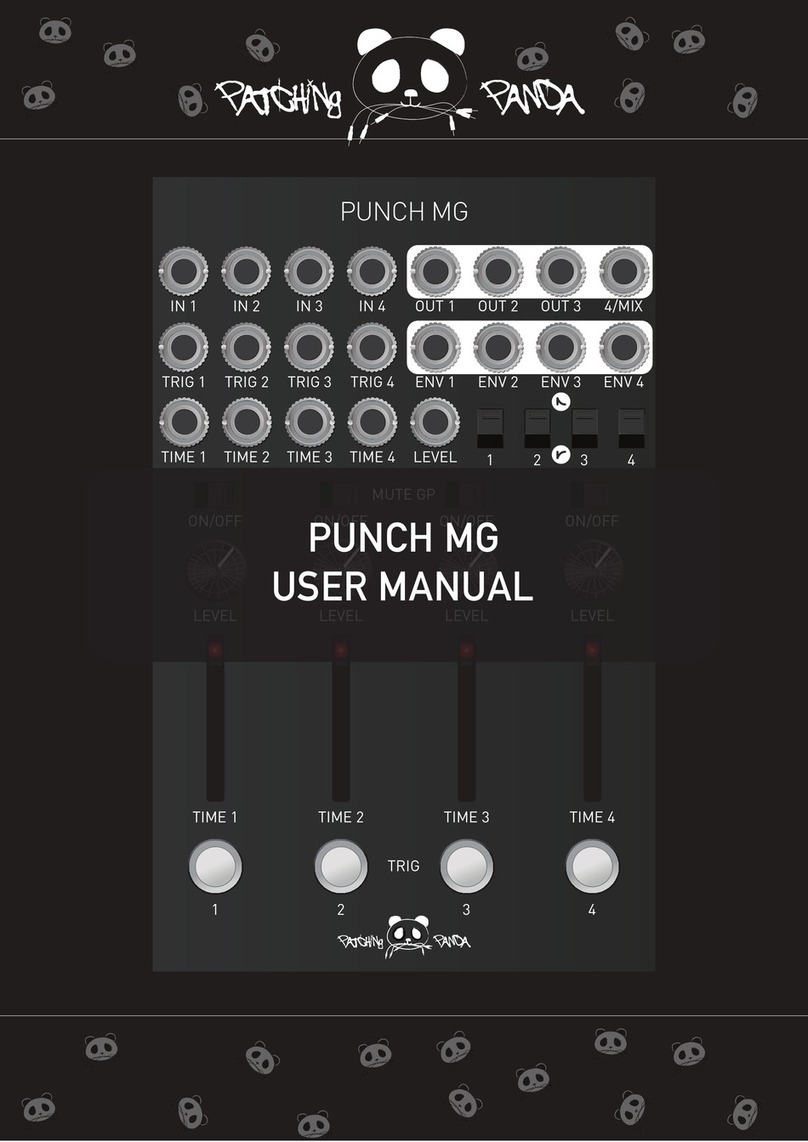 Patching Panda PUNCH MG Bedienungsanleitung