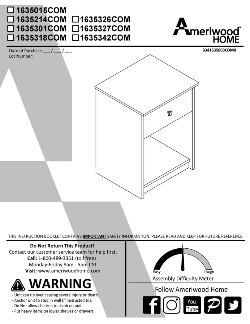 Ameriwood HOME 1635015COM Bedienungsanleitung