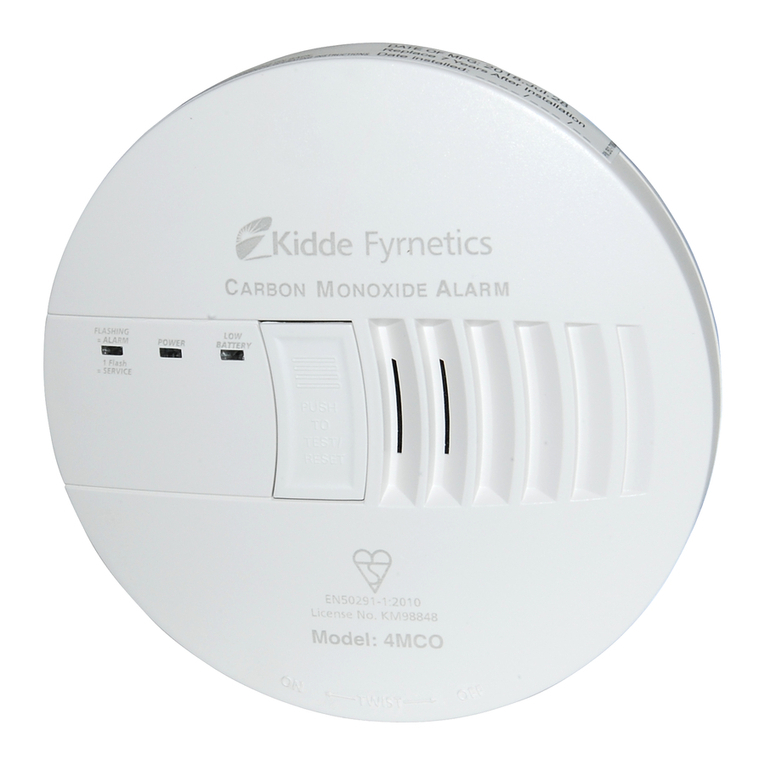 Kidde 4MCO Bedienungsanleitung