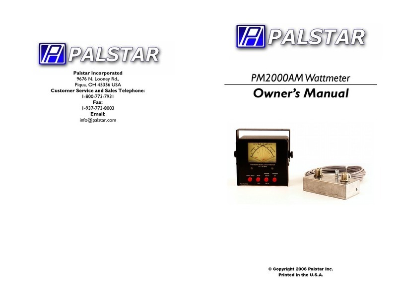 Palstar PM2000AM Bedienungsanleitung