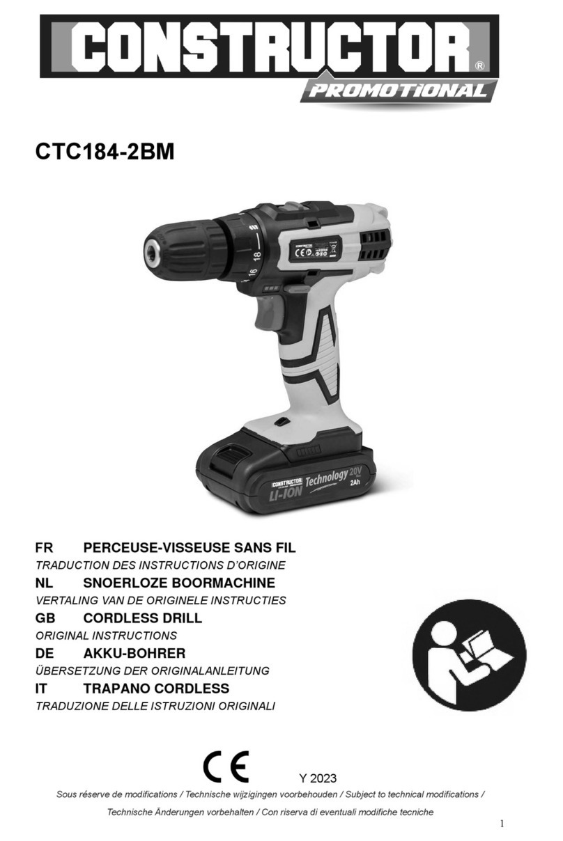 Constructor CTC184-2BM Bedienungsanleitung