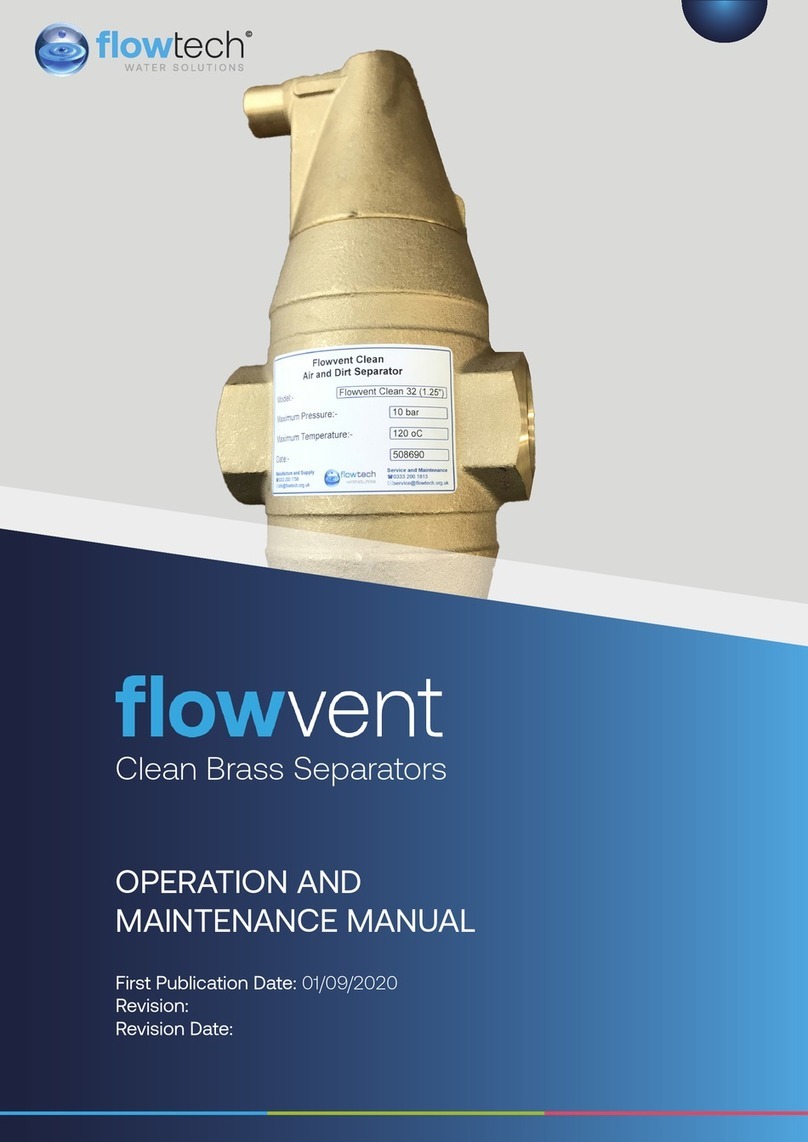 FLOWTECH flowvent Bedienungsanleitung