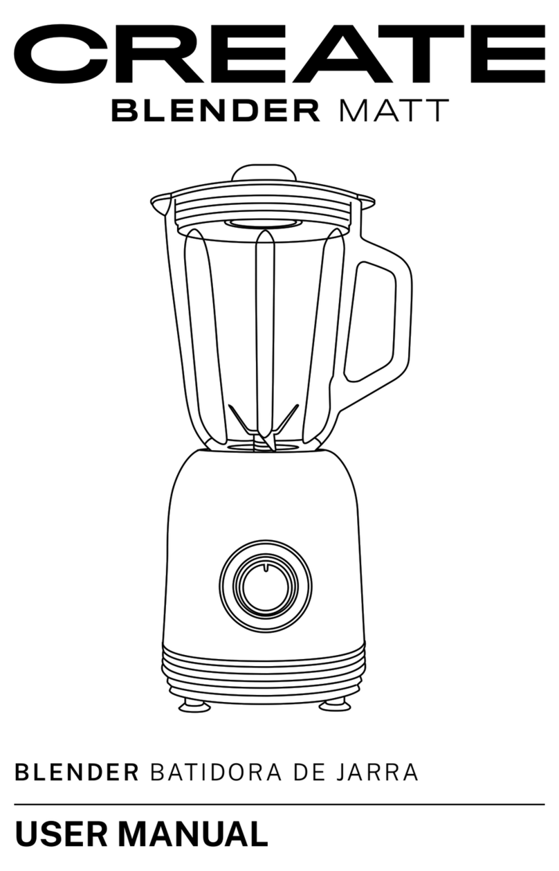 Create BLENDER MATT Bedienungsanleitung