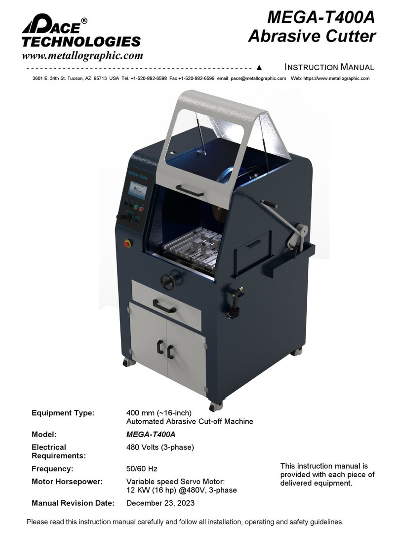 Pace Technologies MEGA-T400A Bedienungsanleitung