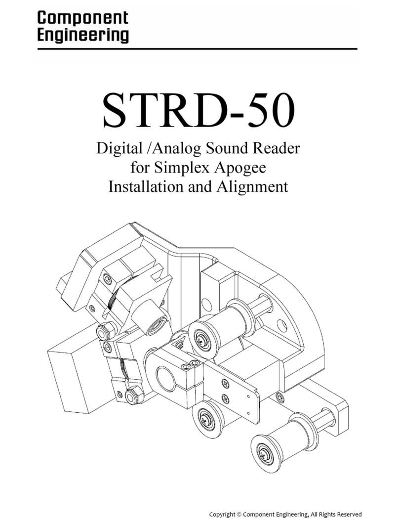 Component Engineering STRD-50 Bedienungsanleitung