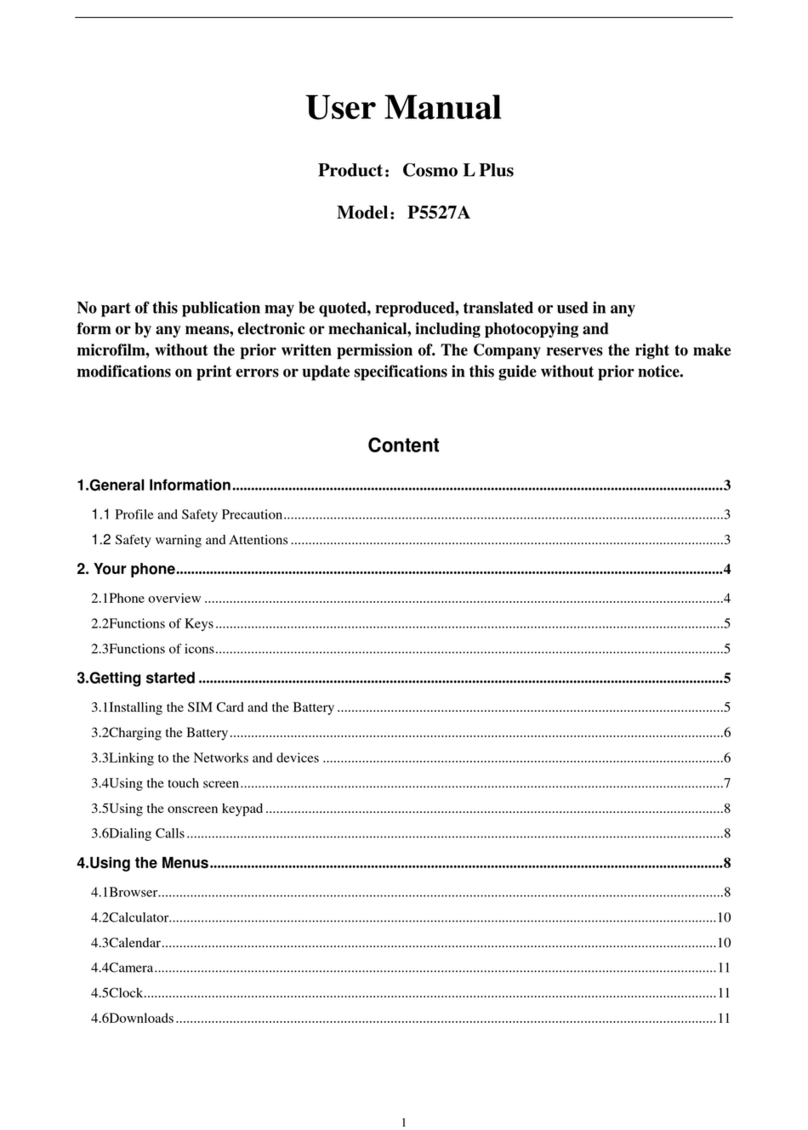 One Diamond Electronics Cosmo L Plus Bedienungsanleitung