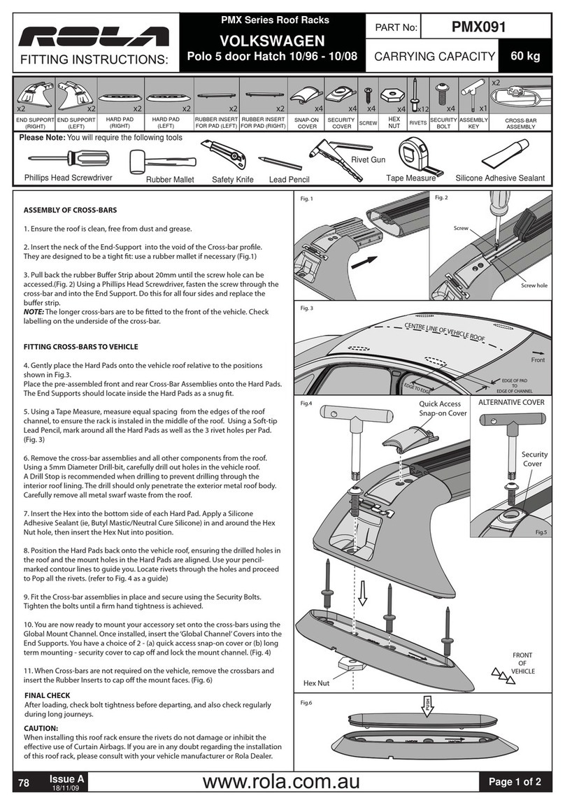Rola PMX091 Bedienungsanleitung