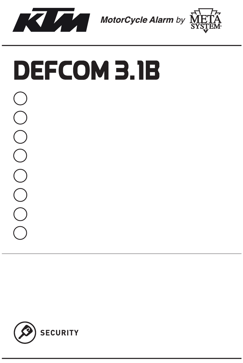 KTM META SYSTEM DEFCOM 3.1B Bedienungsanleitung
