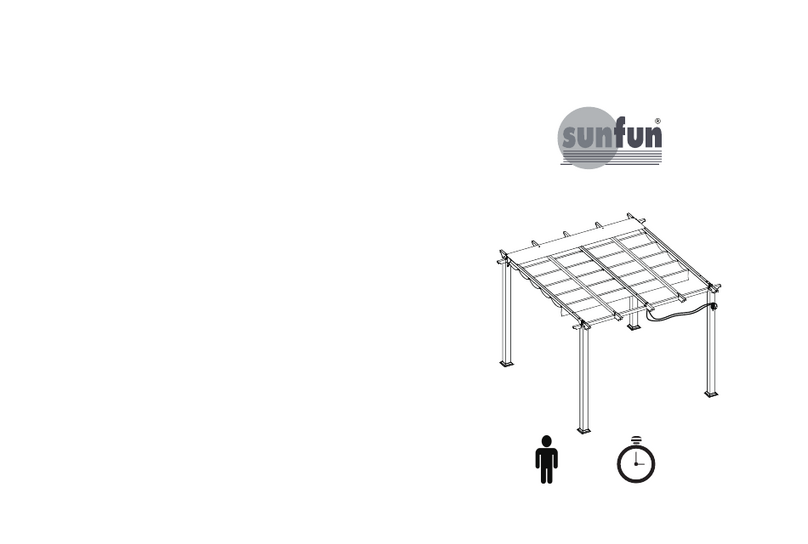 BAHAG sunfun KRETA 30016837 Bedienungsanleitung