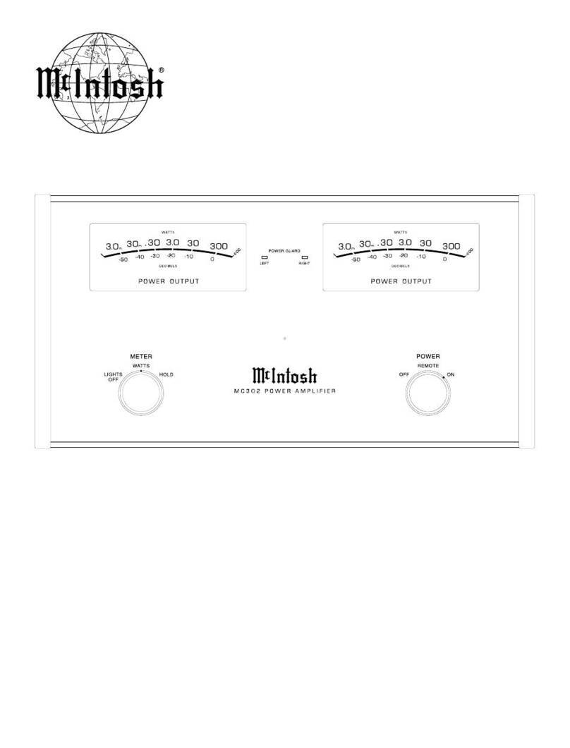 McIntosh MC302 Bedienungsanleitung