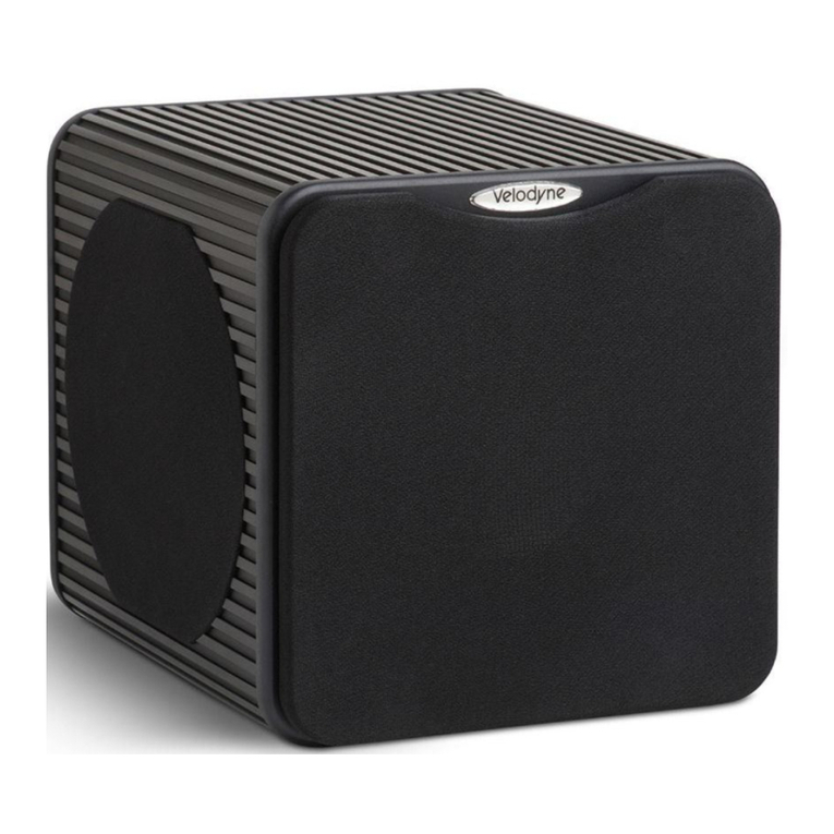 Velodyne MicroVee Bedienungsanleitung