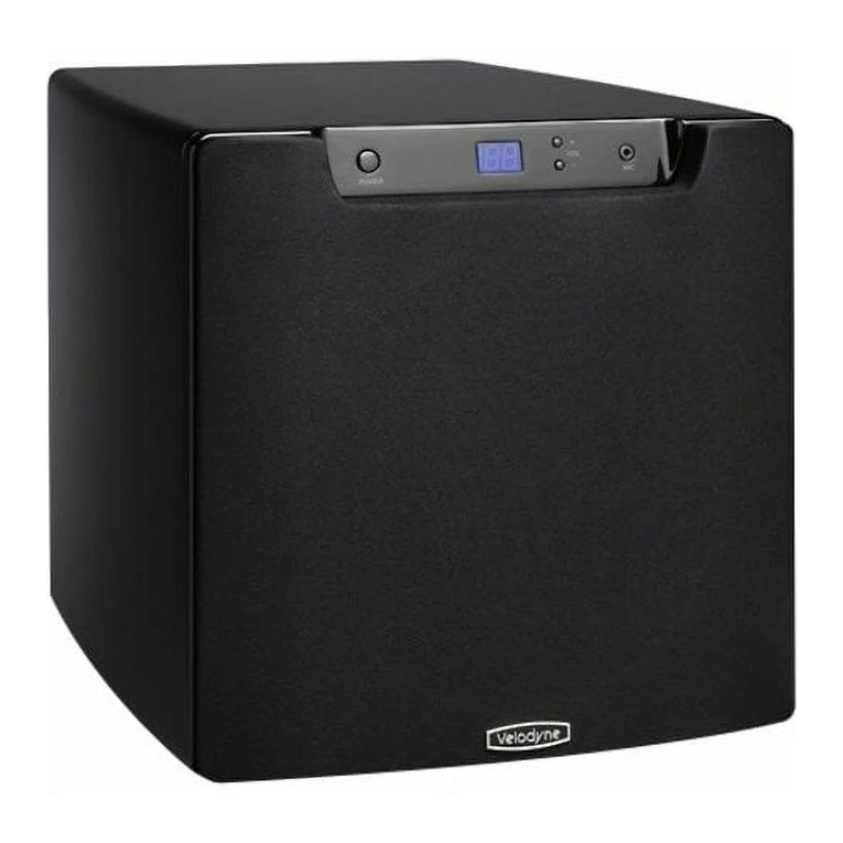 Velodyne OPTIMUM-8 - DATASHEET 2 Bedienungsanleitung