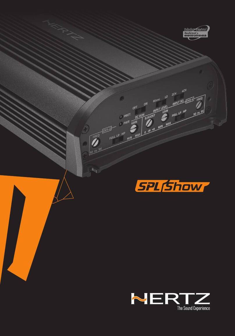 Hertz SPL Show SP 4.900 Bedienungsanleitung