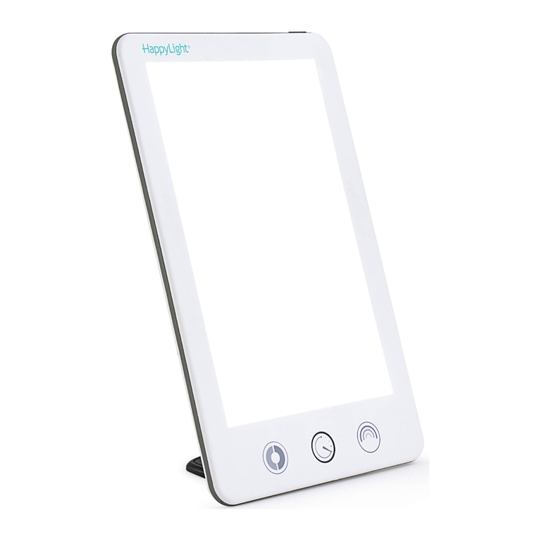 Verilux HappyLight Touch Plus VT42 Bedienungsanleitung Verilux HappyLight Touch Plus VT42 Bedienungsanleitung