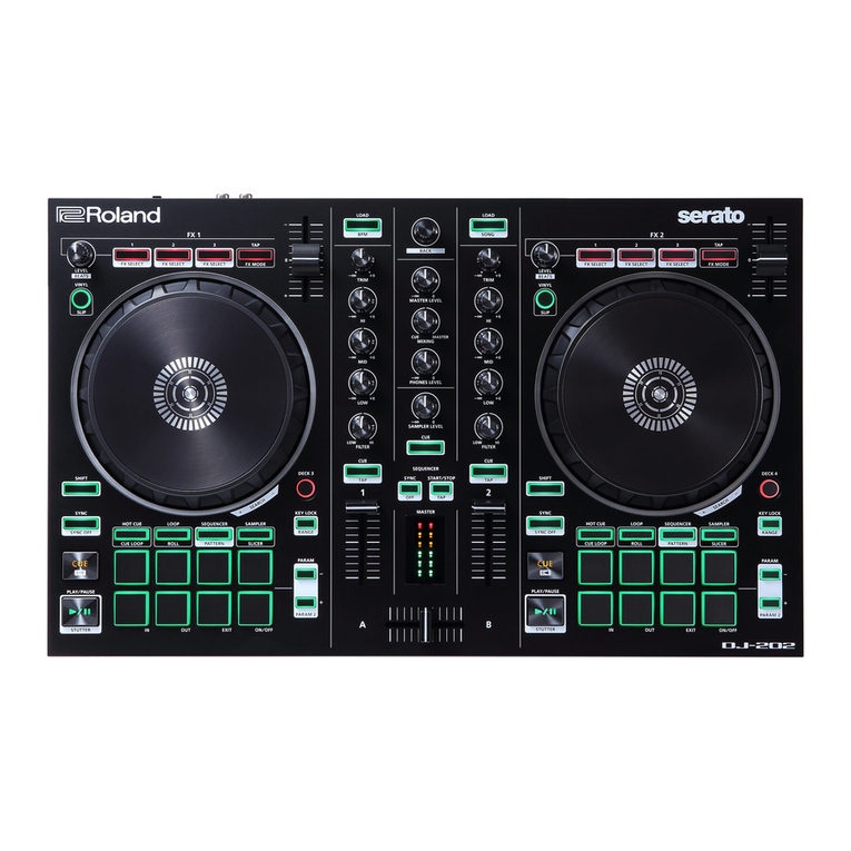 Roland DJ-202 Bedienungsanleitung