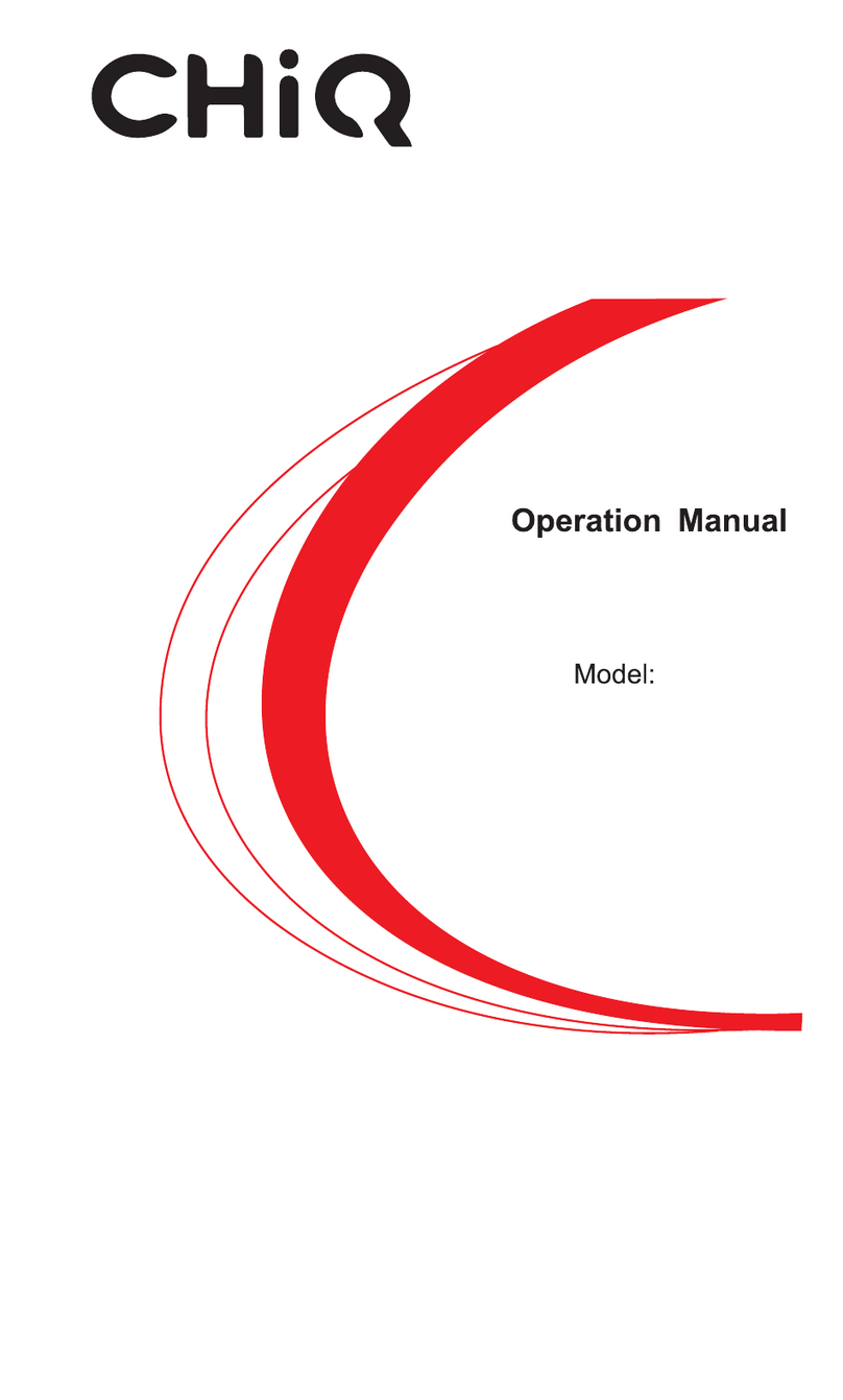 ChiQ CTT107BC Bedienungsanleitung ChiQ CTT107BC Bedienungsanleitung
