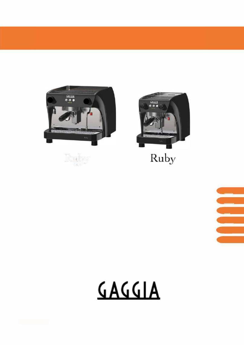 Gaggia Ruby PRO Bedienungsanleitung