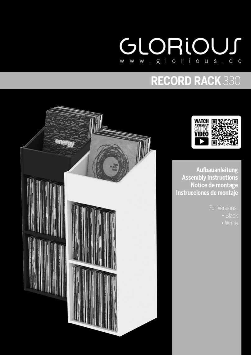 Glorious RECORD RACK 330 Bedienungsanleitung