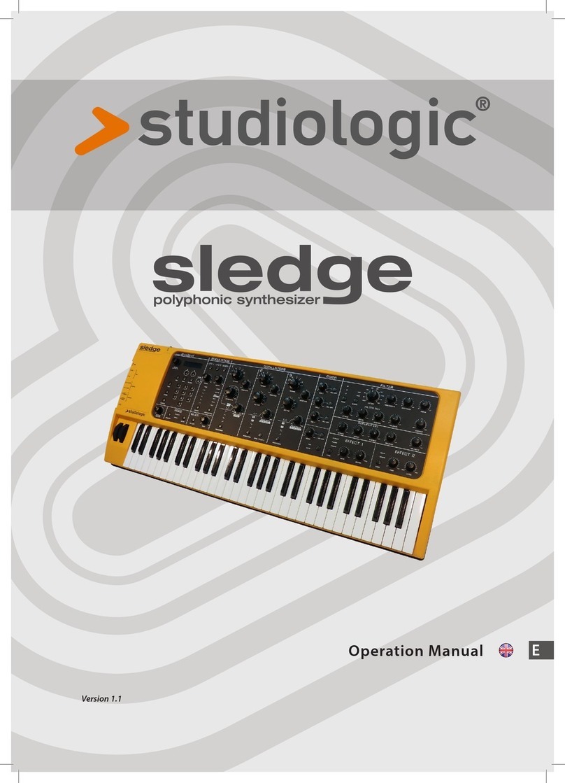 Studio Logic sledge Bedienungsanleitung