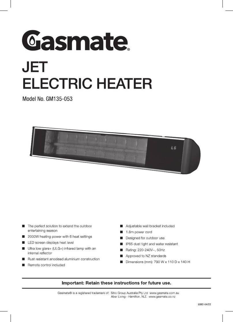 Sitro Group Gasmate GM135-053 Bedienungsanleitung